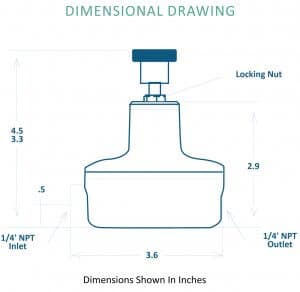 Dimensionale-Zeichnung-von-LPR2-Ultra-Niedrig-Vorwärtsdruck-Reduzierungs-Regler